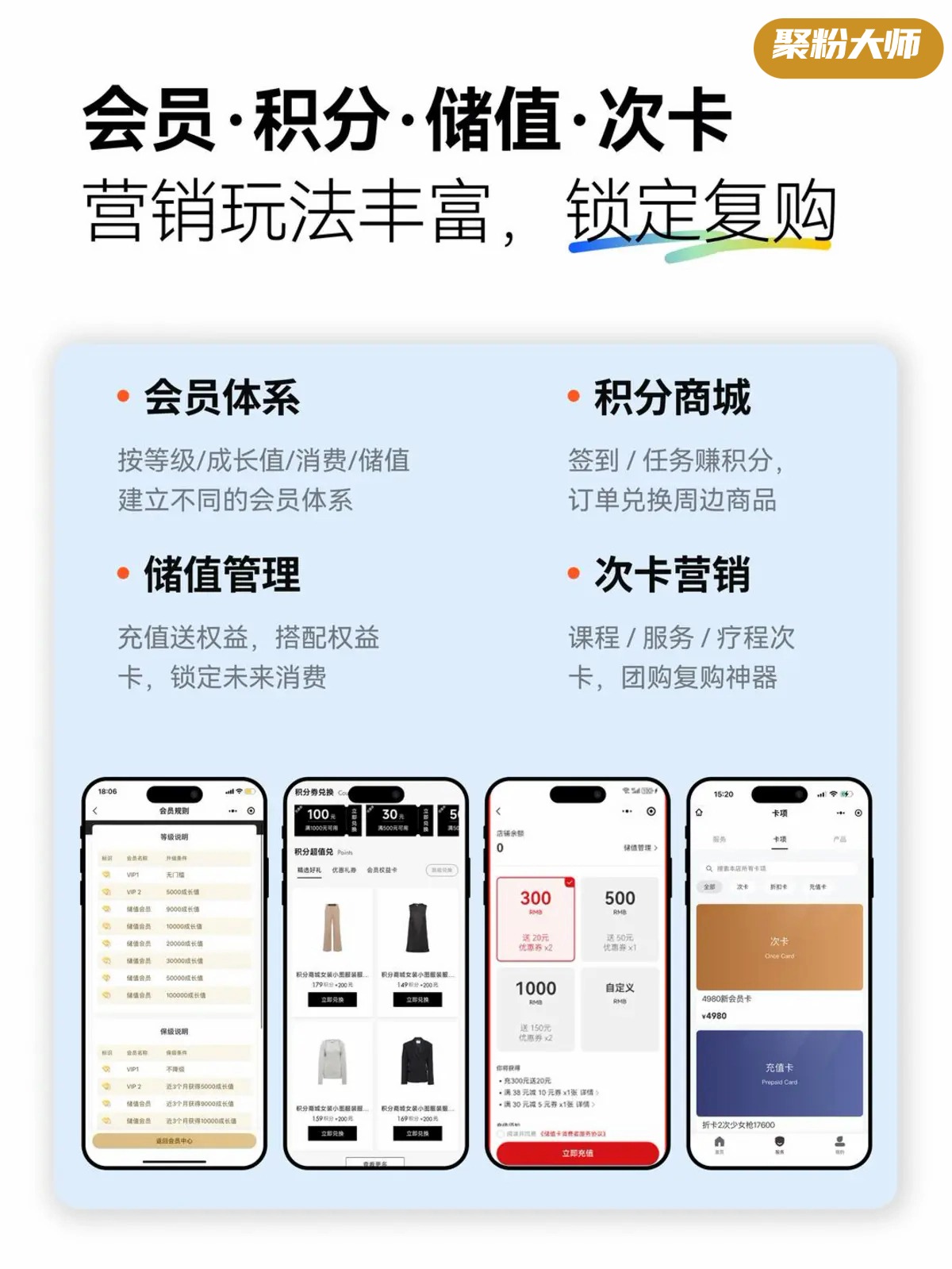 聚粉大师应用商城 - 小程序开发 | SaaS微营销系统 | 私域变现工具